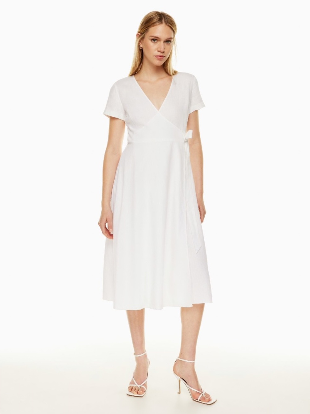 Aritzia Babaton Dern Linen Dress